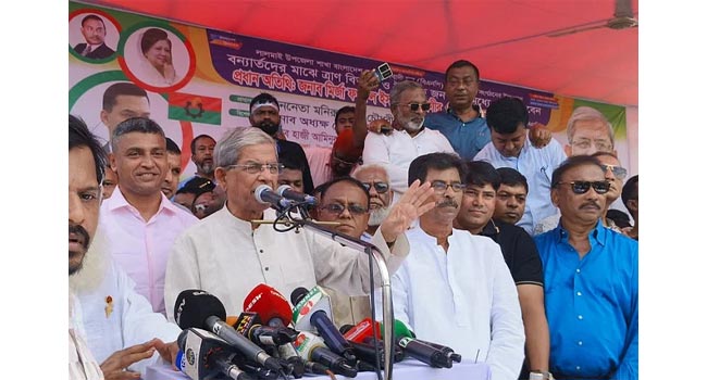 চাঁদাবাজি করলে পুলিশে দেয়ার অনুরোধ মির্জা ফখরুলের