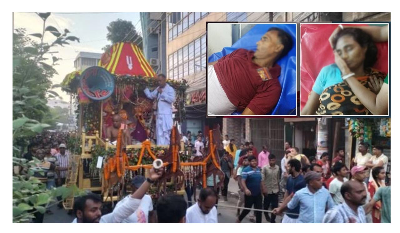  রথযাত্রায় বিদ্যুৎস্পৃষ্টে বগুড়ায় নিহত ৫, আহত ৩০